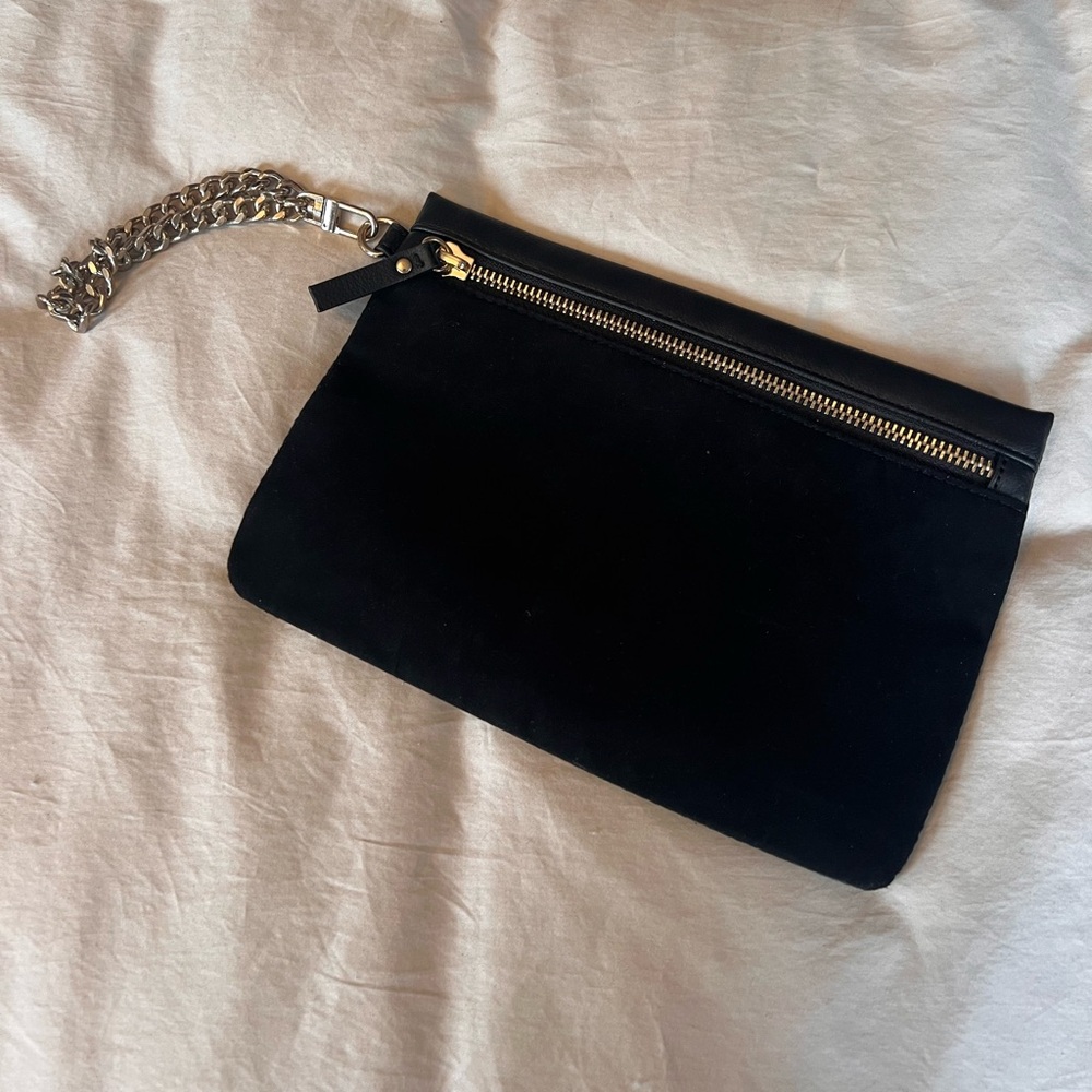 Express Black Wristlet Bag
